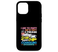 School Counselor Drink Coffee Counseling Students Case for iPhone 12/12 Pro