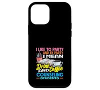 School Counselor Drink Coffee Counseling Students Case for iPhone 12 mini