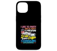 School Counselor Drink Coffee Counseling Students Case for iPhone 13