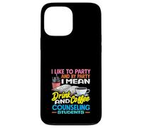 School Counselor Drink Coffee Counseling Students Case for iPhone 13 Pro Max