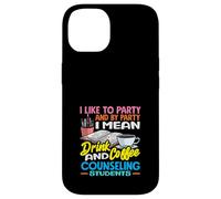 School Counselor Drink Coffee Counseling Students Case for iPhone 14