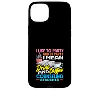 School Counselor Drink Coffee Counseling Students Case for iPhone 15 Plus