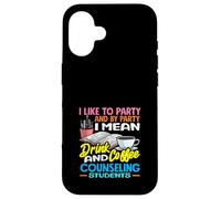 School Counselor Drink Coffee Counseling Students Case for iPhone 16