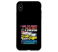 School Counselor Drink Coffee Counseling Students Case for iPhone XS Max