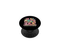 School Counselor Era Retro Pastel Design PopSockets Adhesive PopGrip