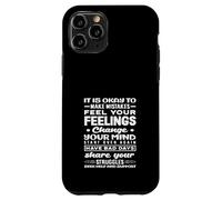 School Counselor Feelings Change Share Your Struggles Case for iPhone 11 Pro