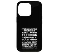 School Counselor Feelings Change Share Your Struggles Case for iPhone 13 Pro
