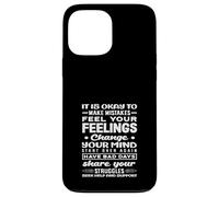 School Counselor Feelings Change Share Your Struggles Case for iPhone 13 Pro Max