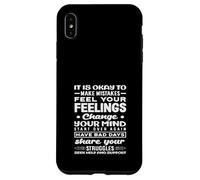 School Counselor Feelings Change Share Your Struggles Case for iPhone XS Max