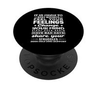 School Counselor Feelings Change Share Your Struggles PopSockets Adhesive PopGrip