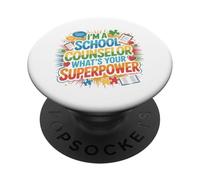 School Counselor I'm A School Counselor What's Your PopSockets Adhesive PopGrip