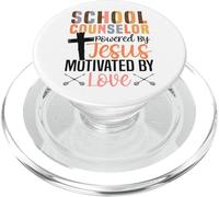 School Counselor Jesus Faith Christian School Counselor PopSockets PopGrip for MagSafe