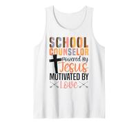 School Counselor Jesus Faith Christian School Counselor Tank Top