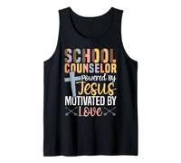 School Counselor Jesus Faith Christian School Counselor Tank Top