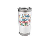 School Counselor Living that School Counselor Life Stainless Steel Insulated Tumbler