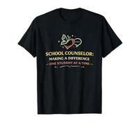 School Counselor Making A Difference One Student At A Time T-Shirt