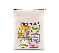 School Counselor Note to self Book Sleeve Mental Health Book Cover Self Awareness Gift School Psychologist Gift (Note-B)