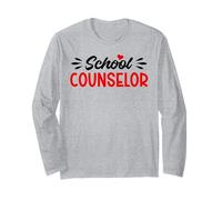 School Counselor Psychologist School Guidance Counseling Long Sleeve T-Shirt