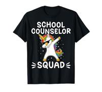 School Counselor Squad - Dabbing Unicorn School Counseling T-Shirt
