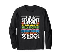 School Counselor Student Helpin Plan Makin Long Sleeve T-Shirt