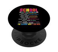 School Counselor You Are Special Important Strong PopSockets Adhesive PopGrip