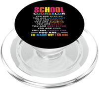 School Counselor You Are Special Important Strong PopSockets PopGrip for MagSafe