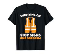 School Crossing - Traffic Pedestrian Safety Crossing Guard T-Shirt