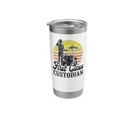 School Custodian Janitor First Class Custodian Stainless Steel Insulated Tumbler