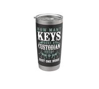 School Custodian Janitor How Many Keys Does A Custodian Stainless Steel Insulated Tumbler