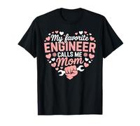 School Custodian Shirts My Favorite Engineer Calls Me Mom T-Shirt