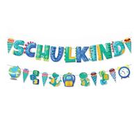 School Decoration, Garland Hanging Decoration for School Introduction, 2025 First Day of School Boy Girl, School Decoration Banner Colourful (Dinosaur)