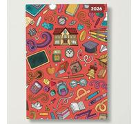 School Diary - 2026 Red Robin A5 Padded Diary Planner Student Family Planner