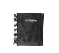 School Diary Page by Day | Ideal for Teachers and Students | Black | Measures 2 x 18 x 21.5 cm - Sweet Color
