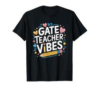School Ed Teaching and Gifted Education, Gate Teacher Vibes T-Shirt