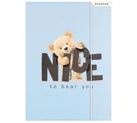 School Folder with A4 Rubber Band for a Girl, for documents, Drawings Science AIDS (Tiny)