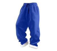 School Girl Black Flared Trousers Walking Waterproof Boys Thermal Kids Festive Holiday Casual Cozy Soft Comfortable Playwear Seasonal Design Hem Detail Everyday Wear