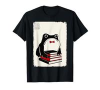 School Grumpy Frog Funny Kawaii Japanese T-Shirt