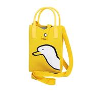 School Handbag Over The Shoulder Bag Women Woman Beach Weaving Shoulder Bag Ladies Trendy Summer Hand for School (Yellow,One Size)