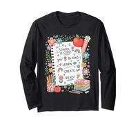 School is Cool Learn Create Read Student Design Long Sleeve T-Shirt