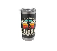 School is Important Rugby is Importanter Stainless Steel Insulated Tumbler
