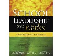 [School Leadership That Works: From Research to Results] [By: Marzano, Dr Robert J] [September, 2005]