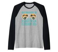 School Leavers School's Out for Ever Retirement 2026 Raglan Baseball Tee