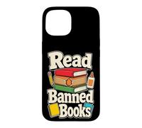 School Librarian Read Banned Books Reading Teacher Case for iPhone 15