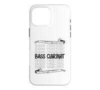 School Marching Band Bass Clarinet Player Love Clarinetist Case for iPhone 16 Pro Max