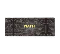 School Math Gaming Desk Mat, Wide Surface Desk Pad for Keyboard, Mouse and Improved Gaming Stability