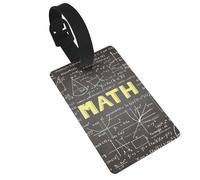 School Math Luggage Tags Suitcases Handbag Tag Labels with Name Id Quickly Identify Travel Essential