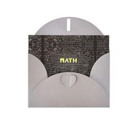School Math Pearl Paper Holiday Greeting Card With Envelopes Weddings Party Birthday Invitations Wishes