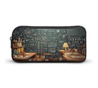 School Math Pencil Case Large Capacity, Minimalist Pencil Pouch, Lightweight & Durable Small Storage Bag for Office Supplies Organizer