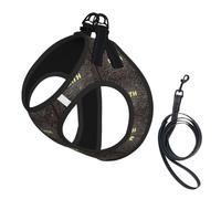School Math Pet Leash Vest For Small Dogs Cats Reflective Adjustable Soft Outdoor Walking Hiking Training