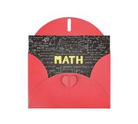 School Math Print Greeting Cards With Envelopes,Holiday,Birthday,Wedding,And All Occasions